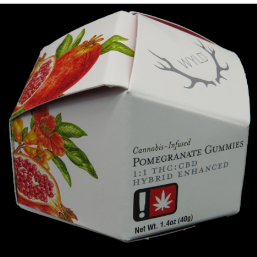 Wyld - 100mg THC/CBD - Pomegranate